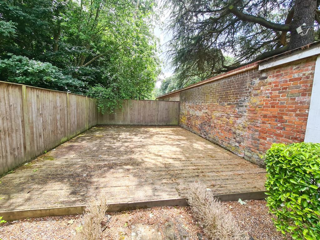 Decked terrace