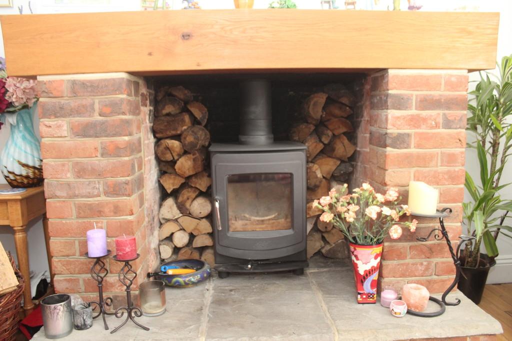 Feature wood burner