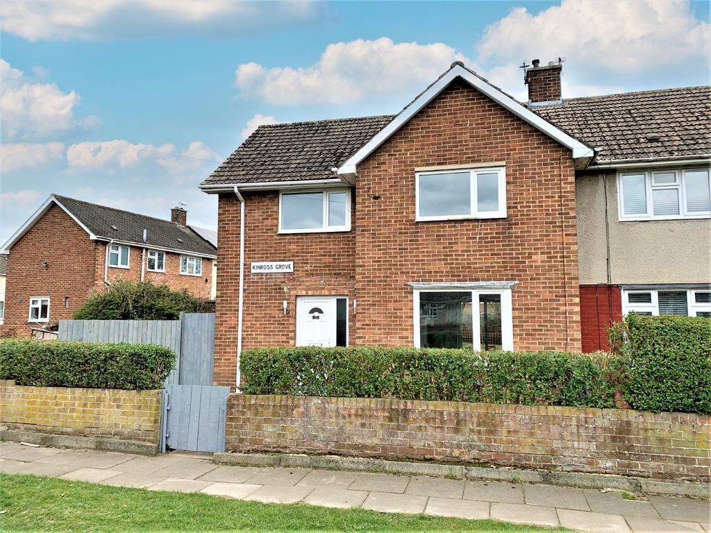 Kinross Grove, Owton Manor, Hartlepool 3 bed end of terrace house £89,950