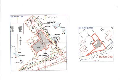 Land for sale, Rear of 2 Station Cottages, Station Road, Derwydd, Ammanford, Carmarthenshire.