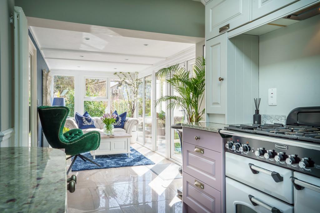 Looking through to the conservatory