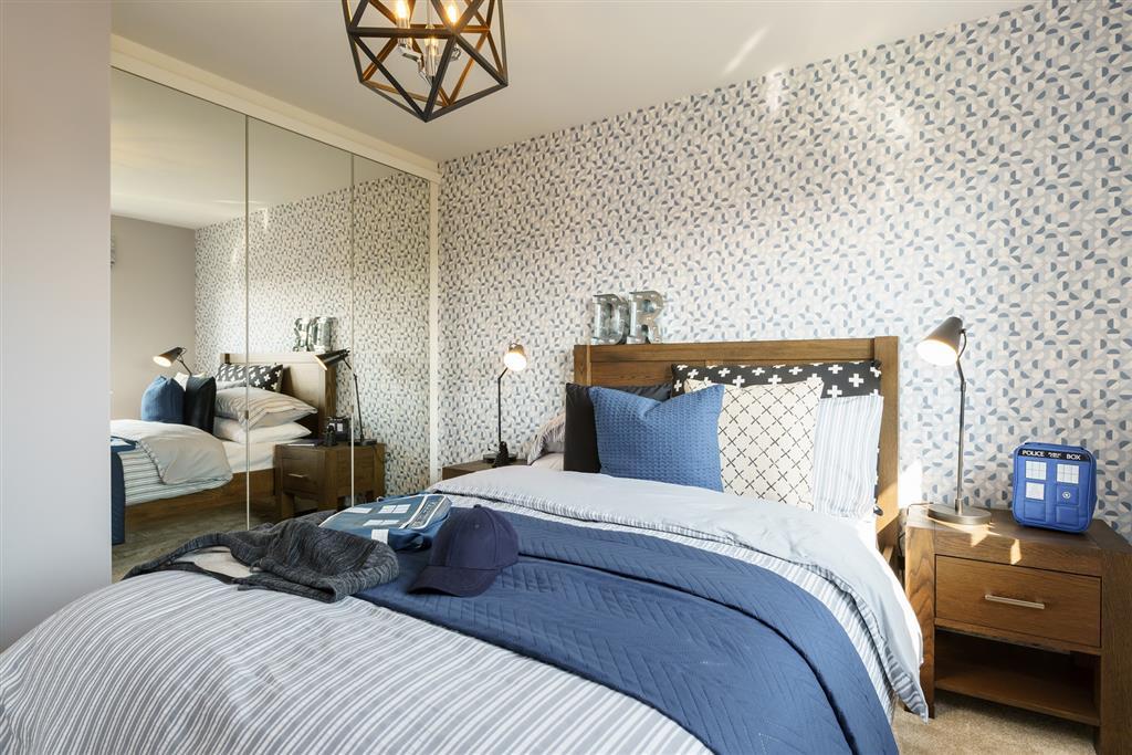 A second double bedroom that offers plenty of natural light