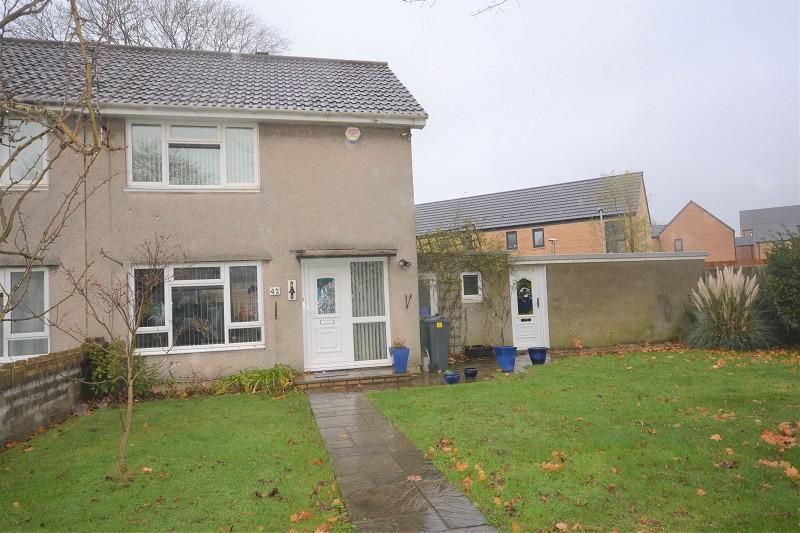 Trebanog Crescent, Rumney, Cardiff. CF3 2 bed end of terrace house £