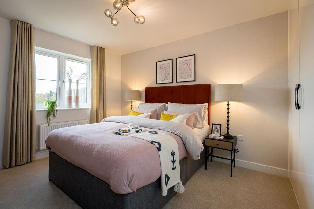 The main bedroom also hosts an en-suite