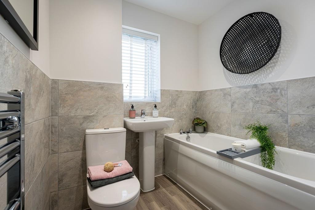 And a family bathroom completes the home