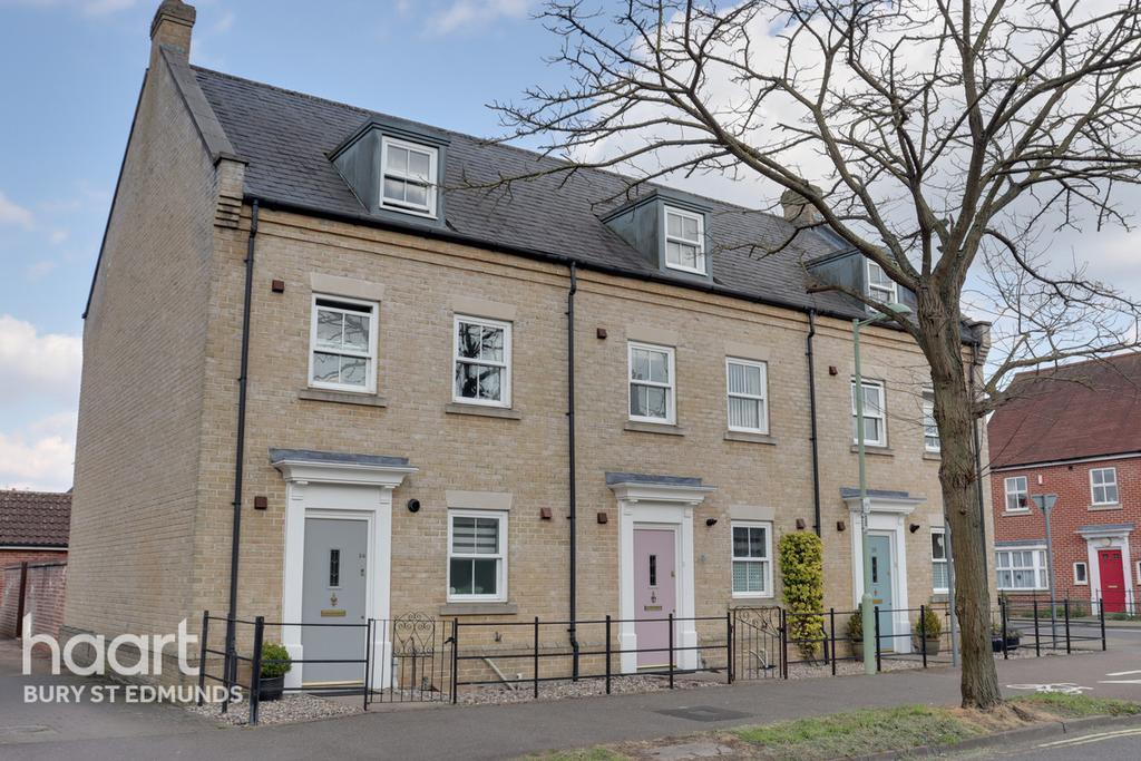 Spring Lane, Bury St Edmunds 3 bed end of terrace house £375,000
