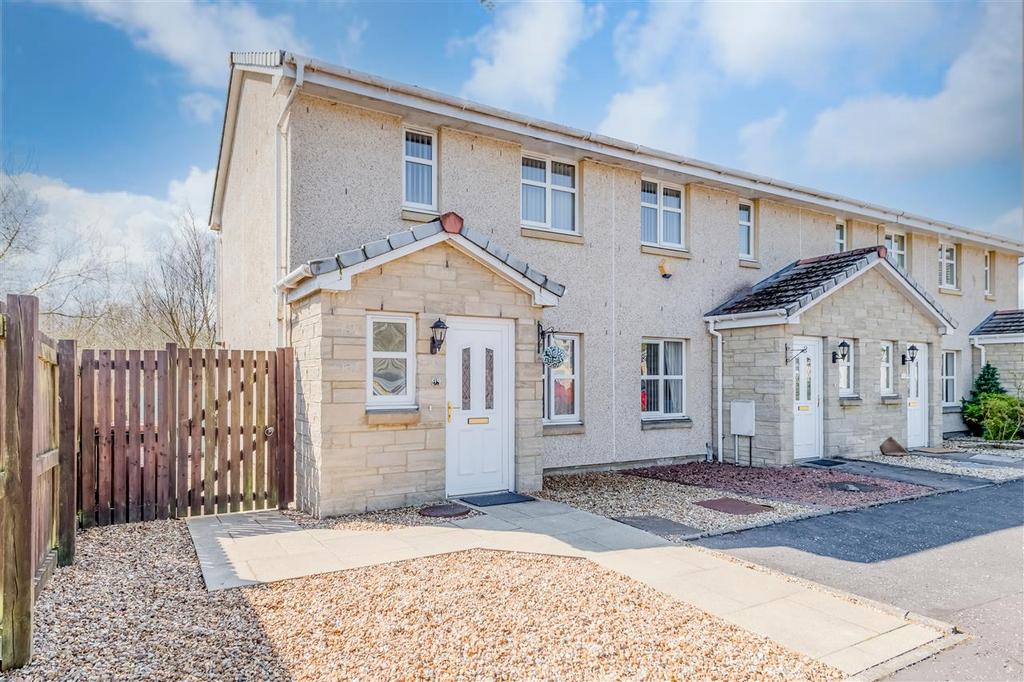 Carrongrange Gardens, Stenhousemuir 2 bed end of terrace house £129,995