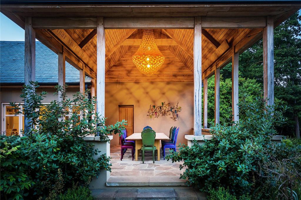Covered Dining Area