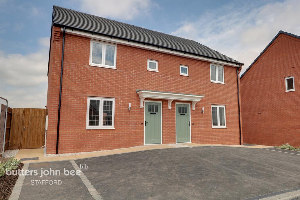 Willow Drive, Stafford 2 bed semidetached house £102,500