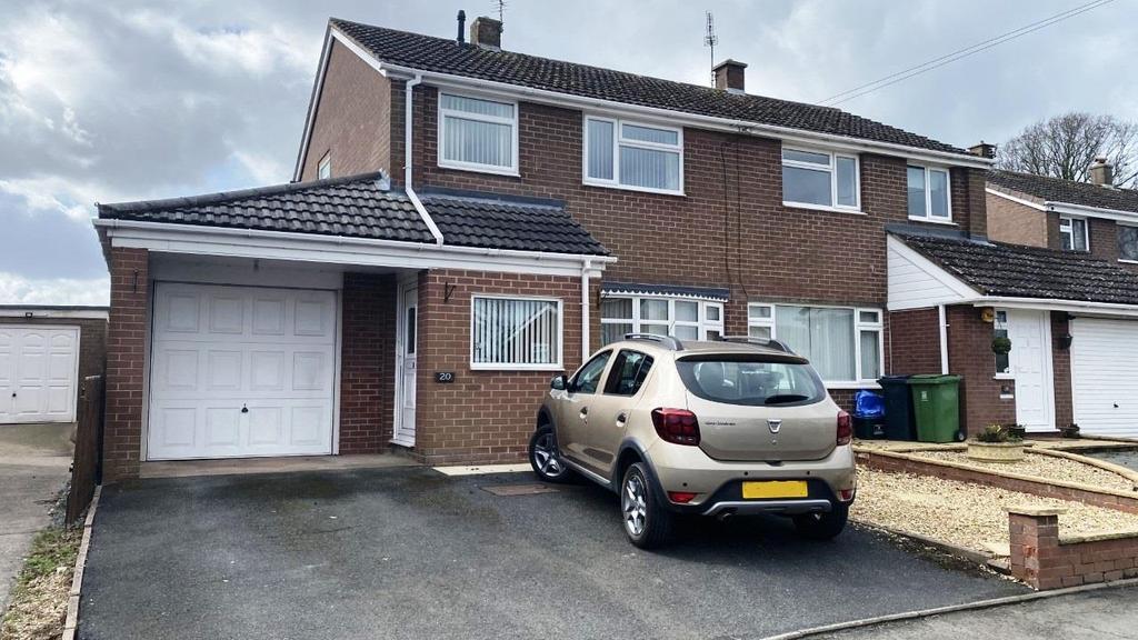 Glebe Road, Bayston Hill, Shrewsbury 3 bed semidetached house £235,000