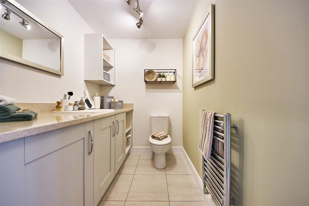 Useful Utility and guests cloakroom