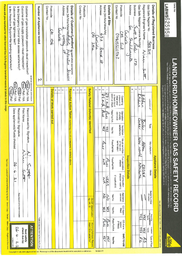 EPC Certificate