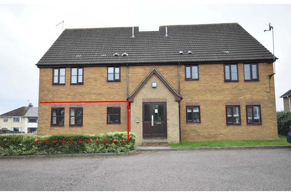GROUND FLOOR APARTMENT Gander Close, Weldon, Corby 2 bed ground floor