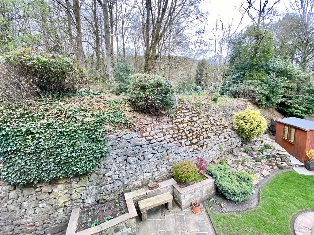View overlooking rear garden