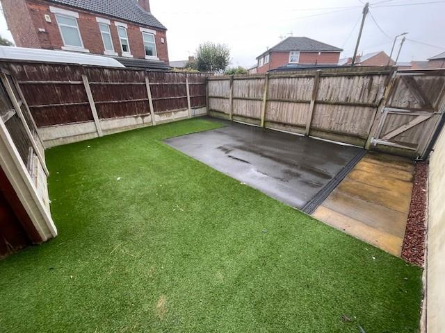 Enclosed rear garden