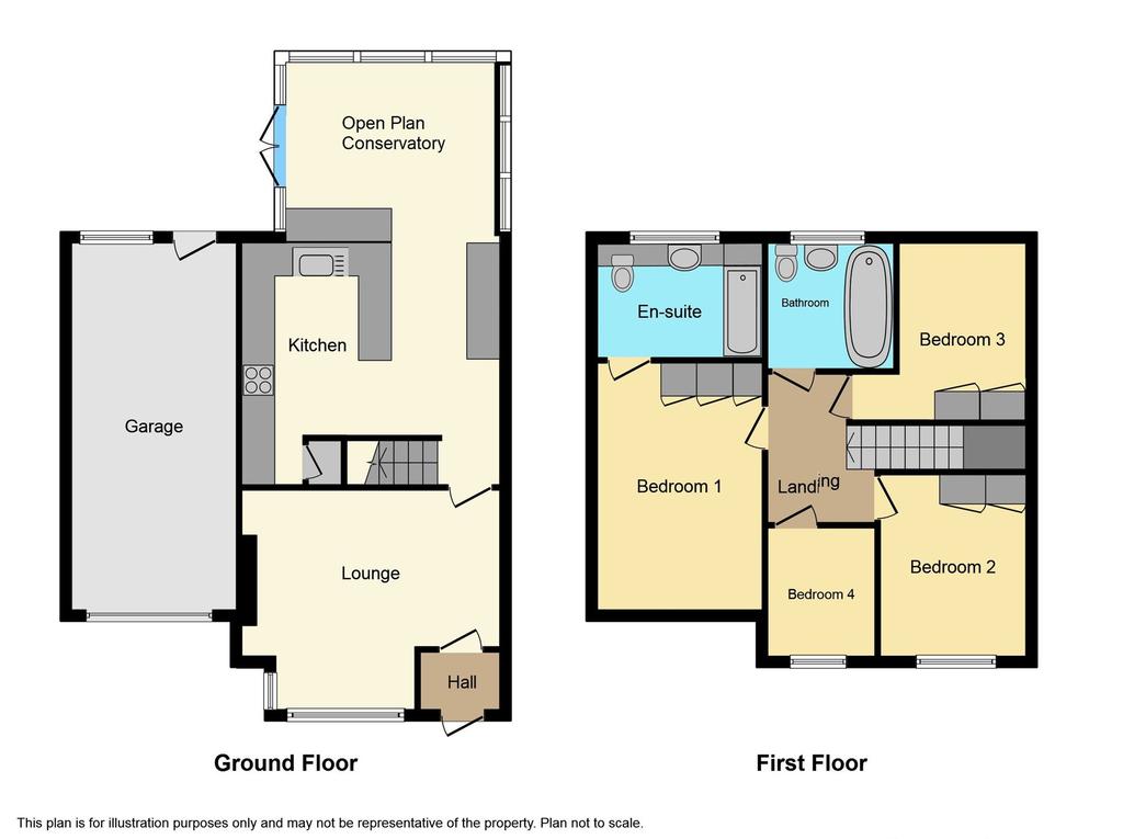 Brougham Court, Oakerside Park, Peterlee, Durham, SR8 1QA 4 bed semi