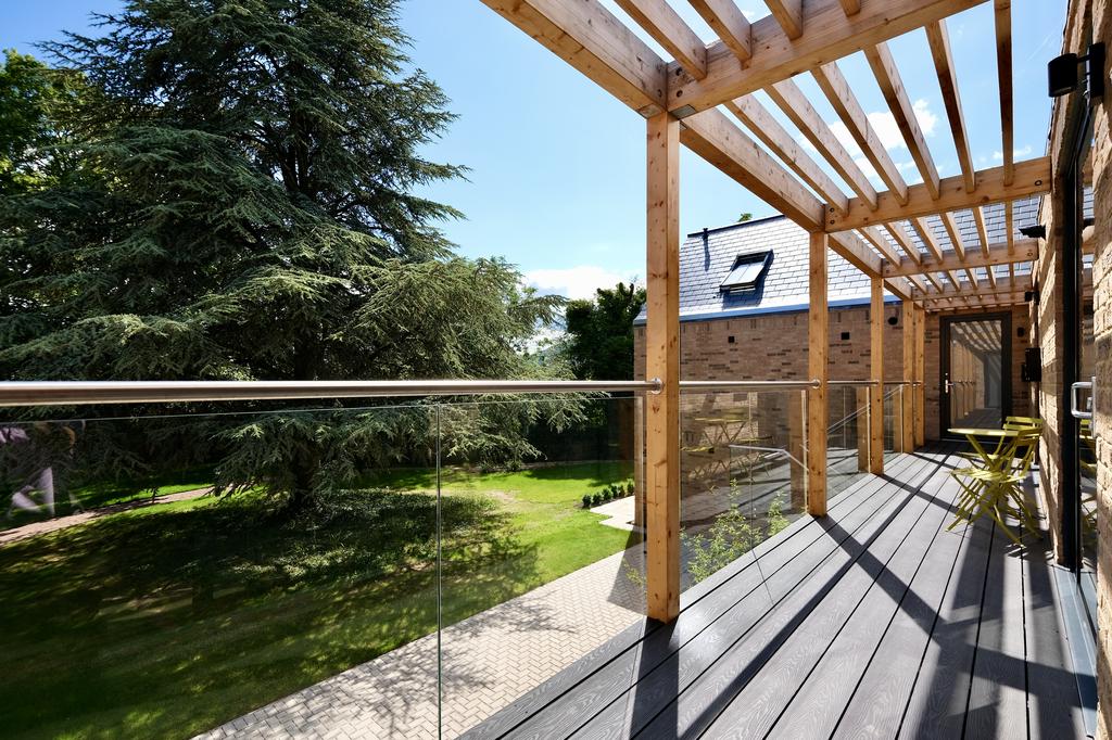 South facing balcony