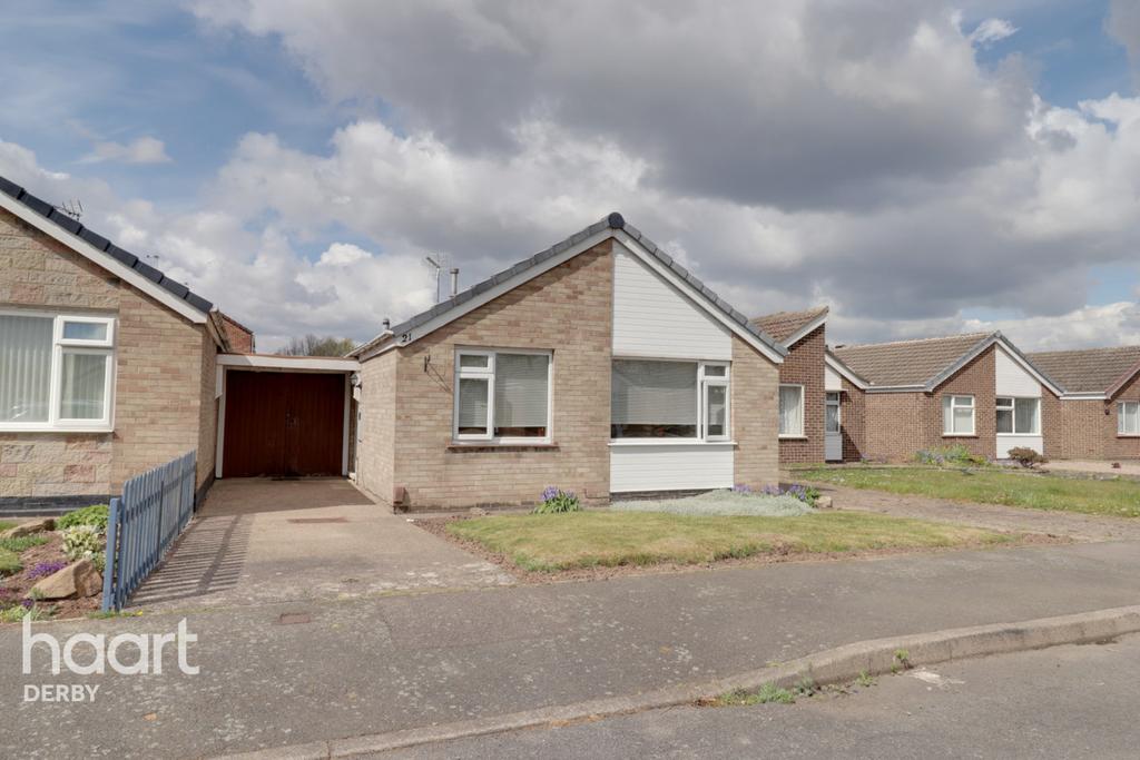 Wroxham Close, Shelton Lock 2 bed detached bungalow £186,000