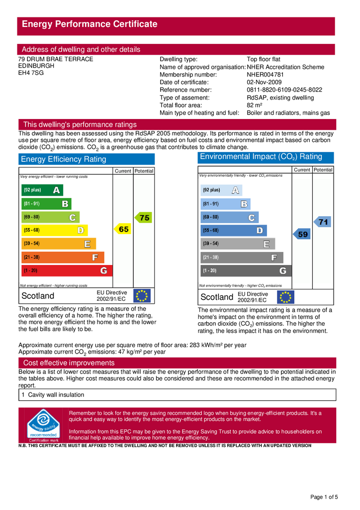 EPC Certificate