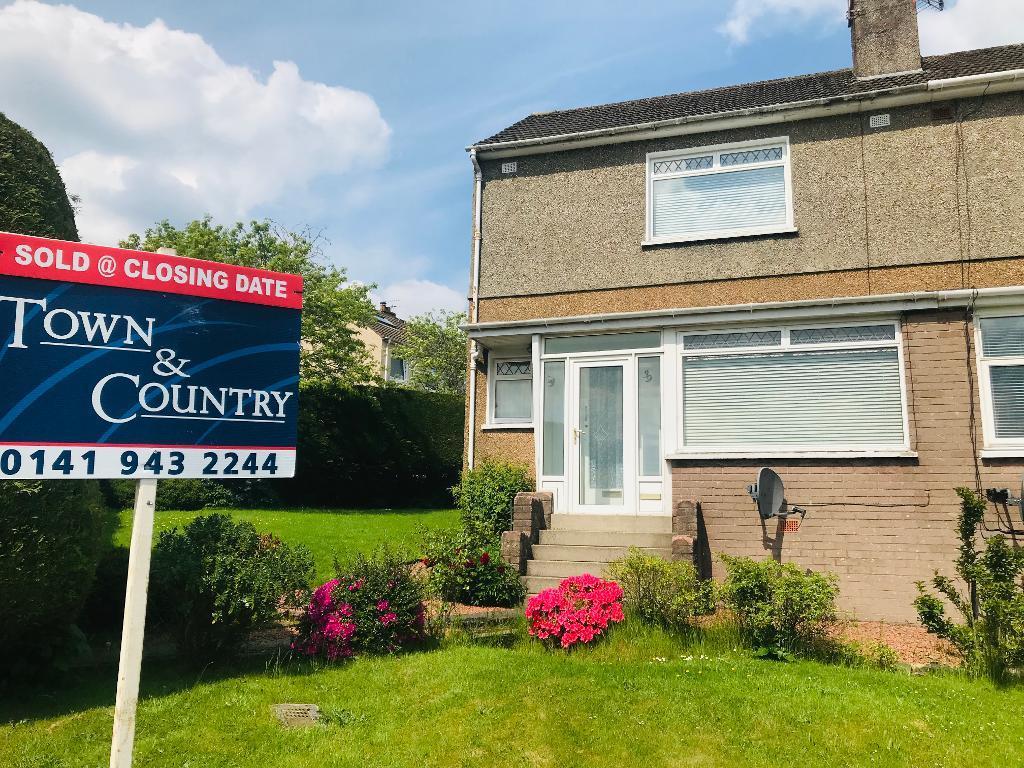 Kinglass Road, Bearsden, G61 1JR 2 bed semidetached house £170,000