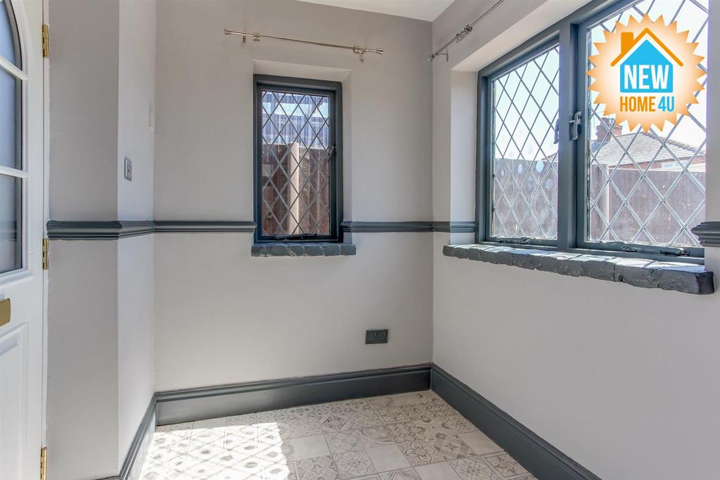 Rear porch: