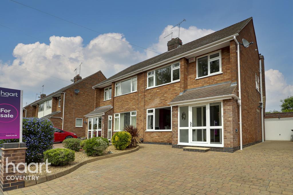 Knoll Drive, Coventry 3 bed semidetached house £350,000