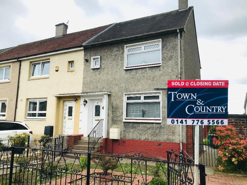 Netherhill Road, Moodiesburn, Glasgow, G69 0BD 2 bed end of terrace