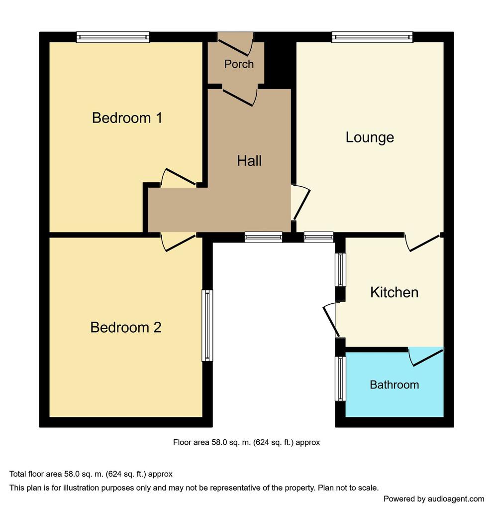 Mozart Street, Westoe, South Shields... 2 bed ground floor flat £65,000