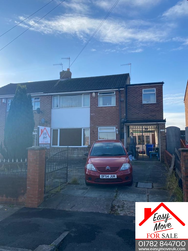 Chell heath road, Chell heath, StokeonTrent ST6 3 bed semidetached