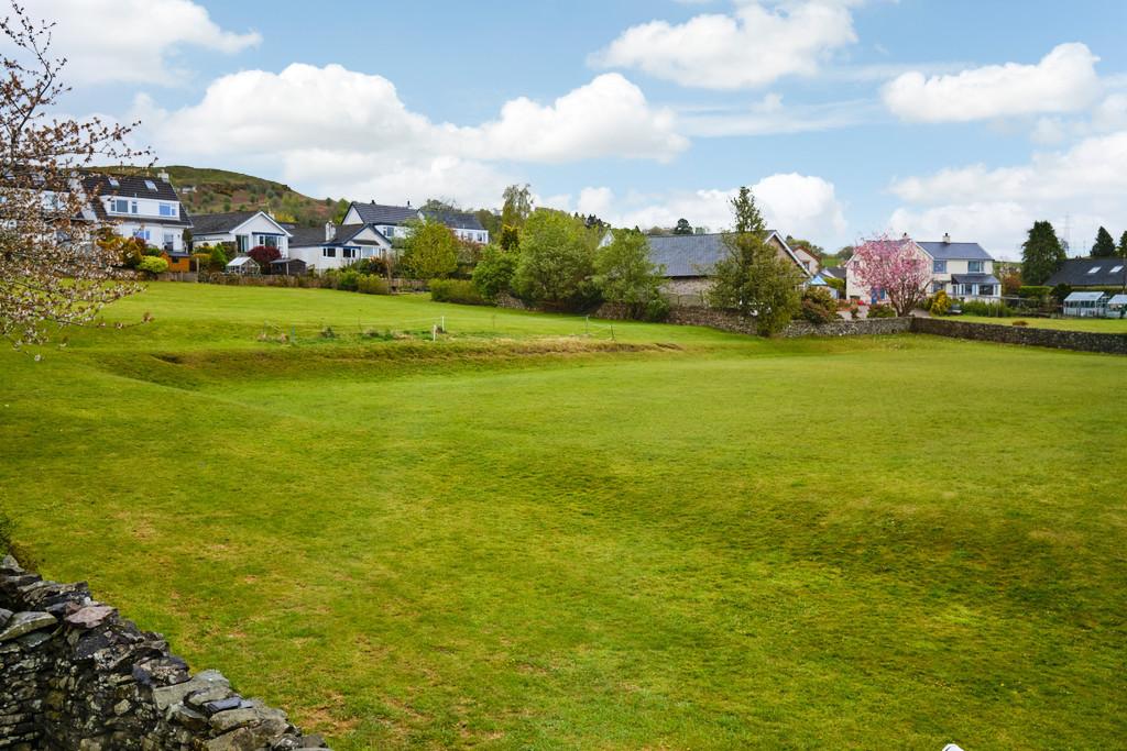 View over the school playing field