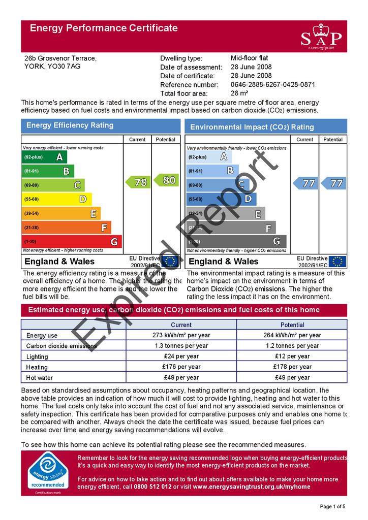 EPC Certificate