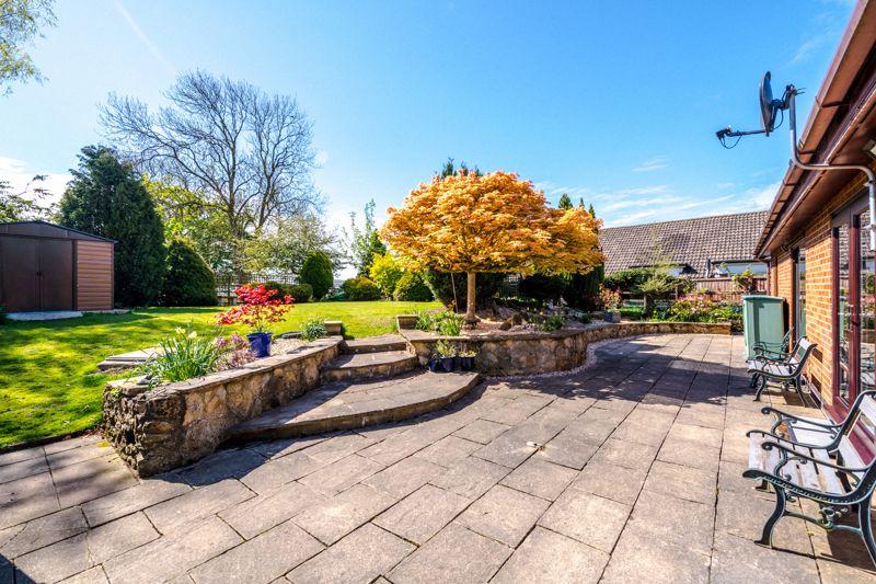 Rear garden patio