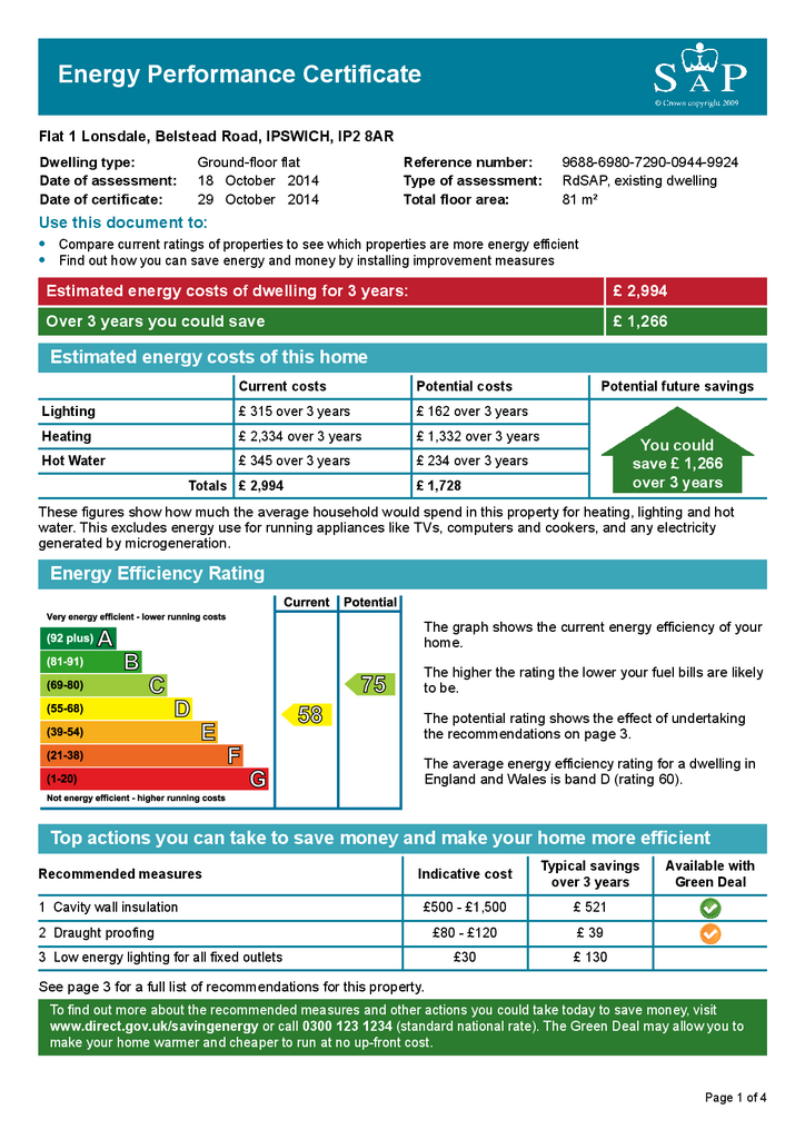 EPC (Contains public sector information licensed under the Open Government Licence v3.0.)