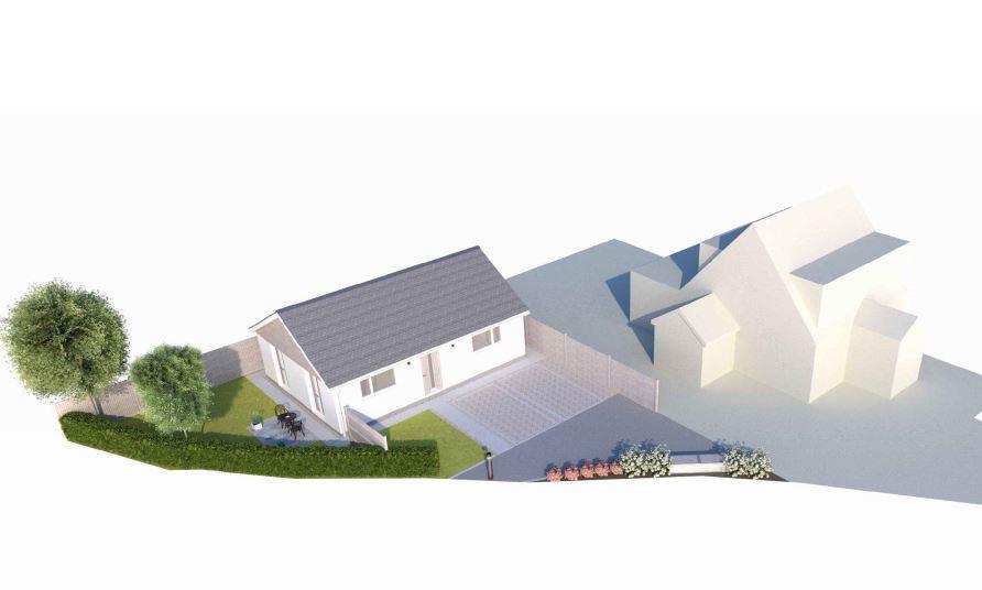 Hallane Road, St. Austell 2 bed property with land £100,000