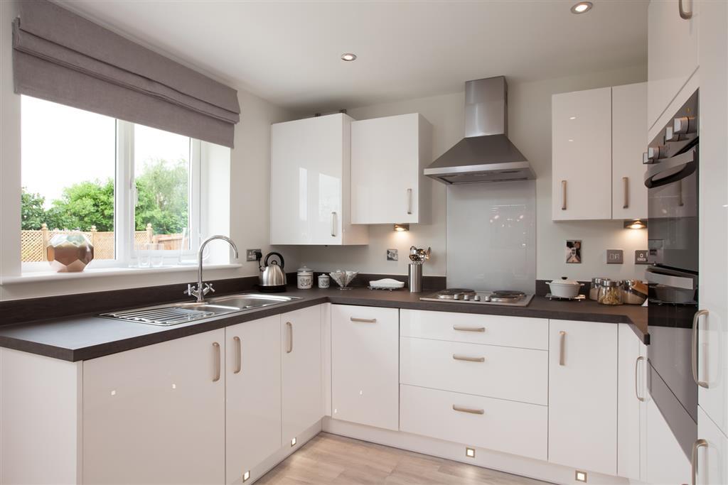 Fully integrated modern kitchen with ample storage