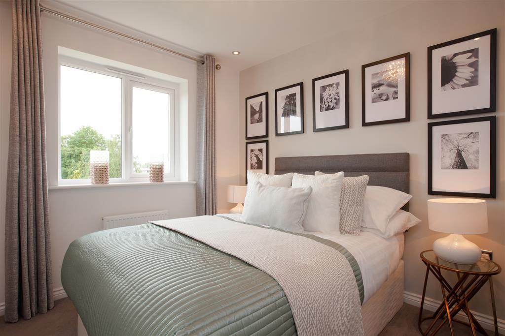 Enjoy views over the garden in bedroom two
