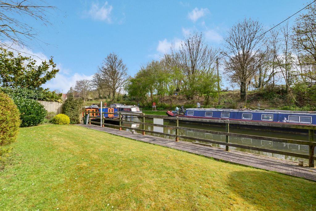 Canal Side Garden Back of Property