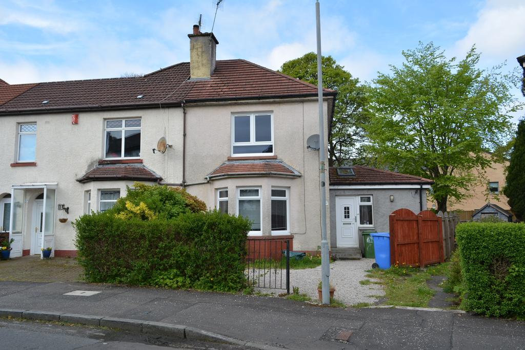 18 Kirkton Crescent, GLASGOW, G13 3AQ 3 bed end of terrace house £167,500