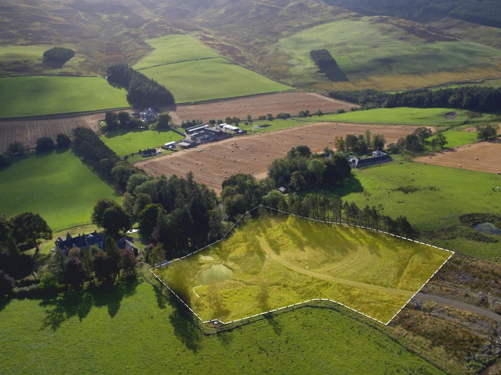 Aerial View showing Plot Boundaries