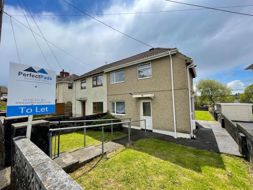 Tan Yr Allt Road, Clydach, Swansea 2 bed semidetached house £500 pcm
