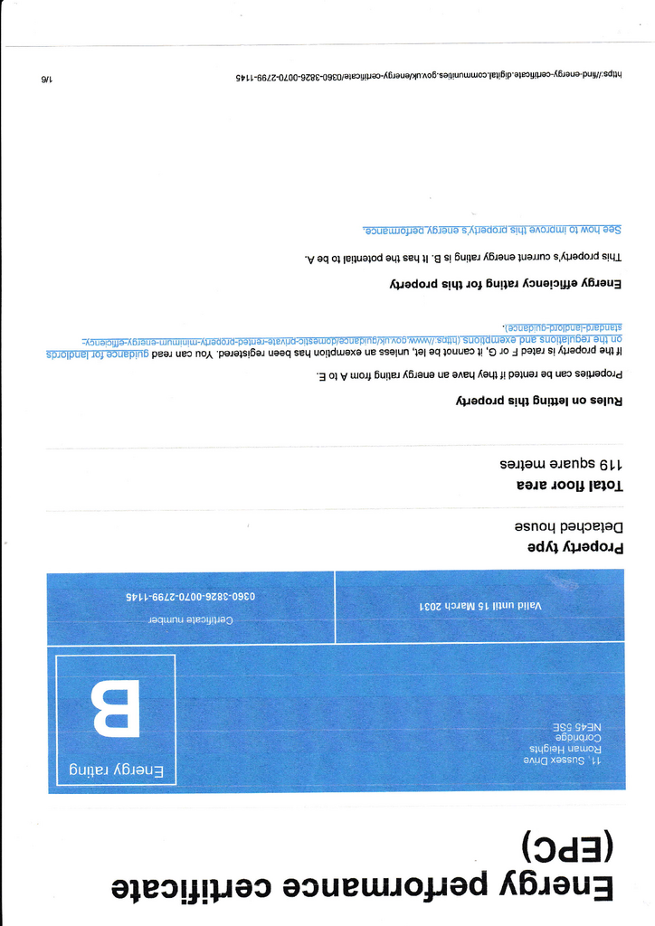 EPC Certificate