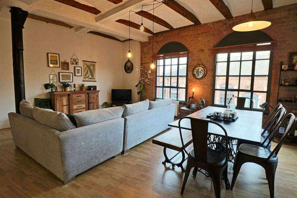 Open plan living area