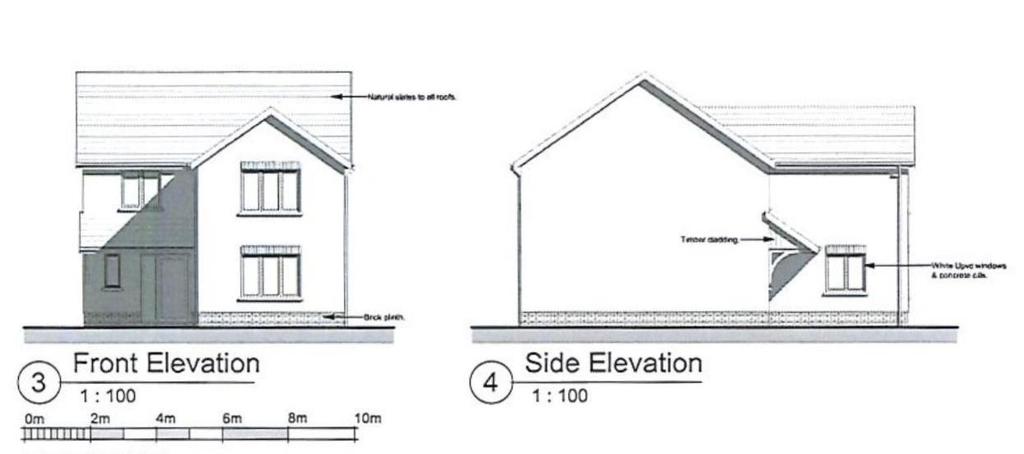 Front &amp; Side Elevation
