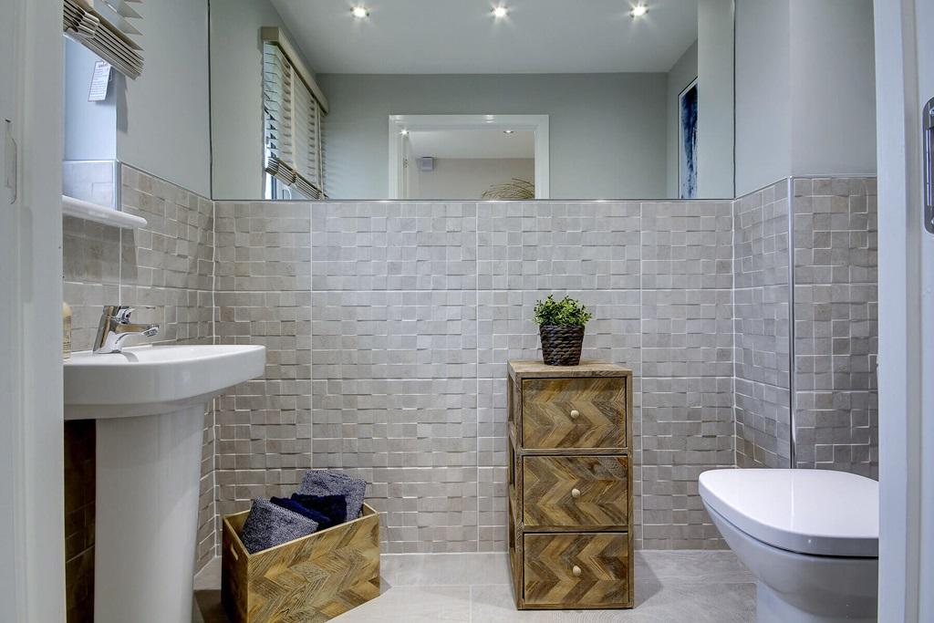 Convenient downstairs toilet
