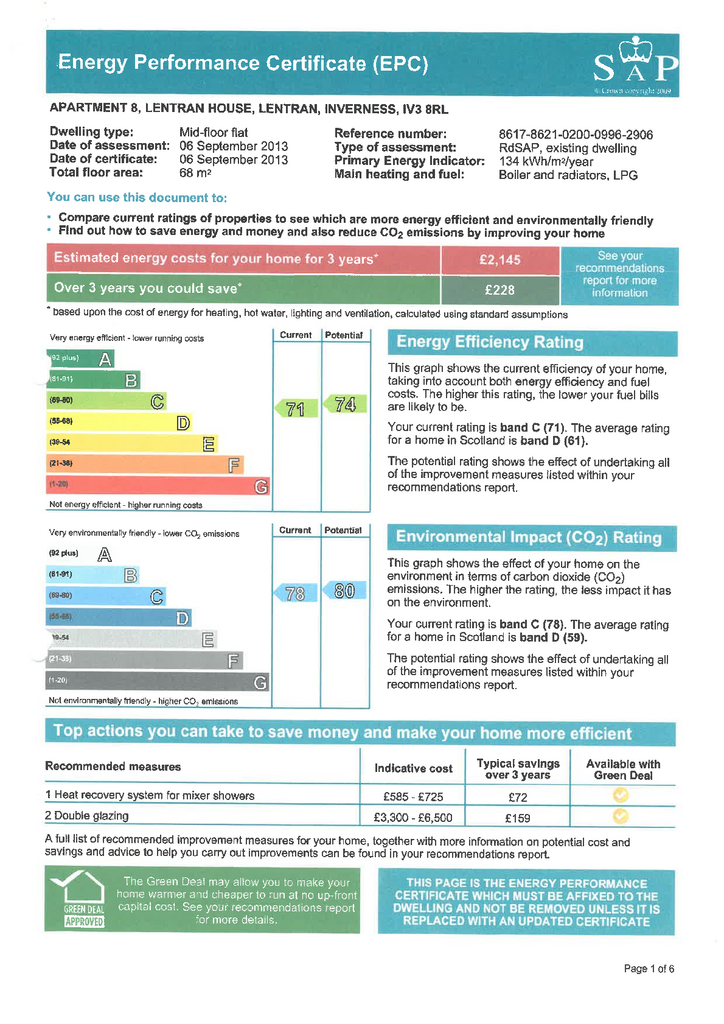 EPC Certificate