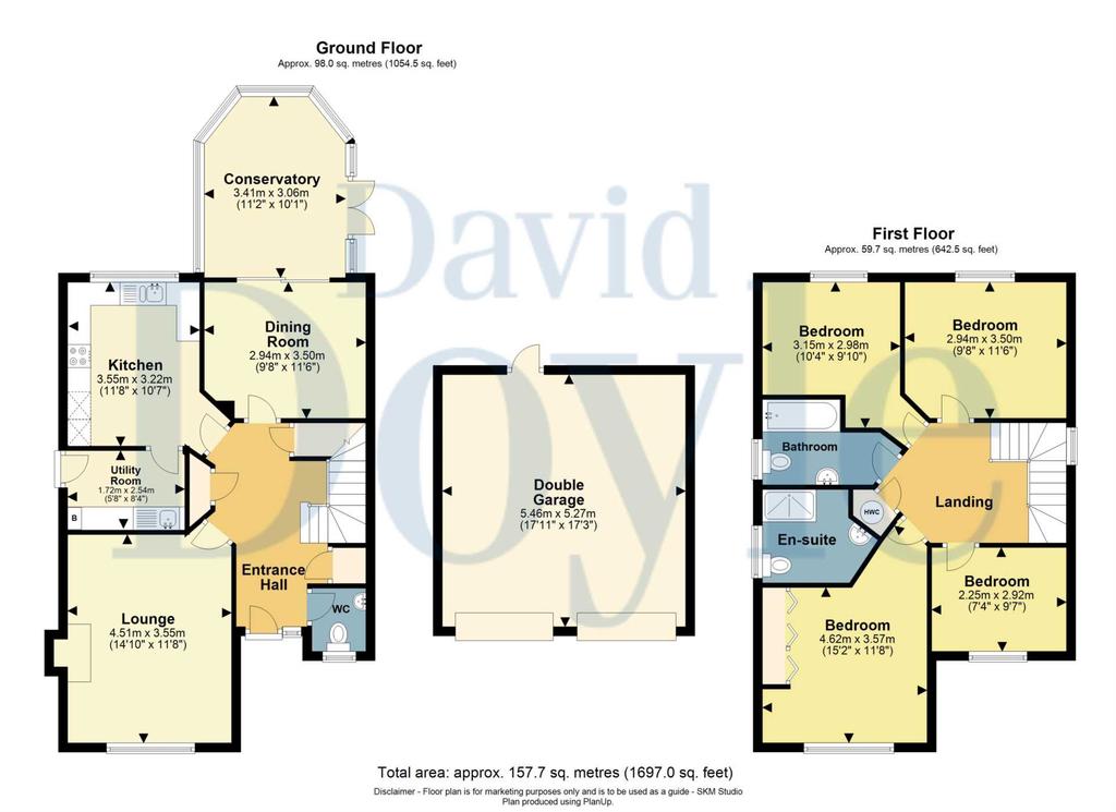 Betjeman Way, Hemel Hempstead 4 bed detached house £649,995