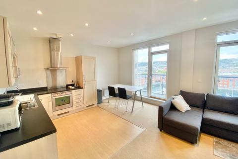 1 bedroom apartment to rent, Meridian Wharf, Trawler Road, Maritime Quarter, Swansea, West Glamorgan, SA1 1LB