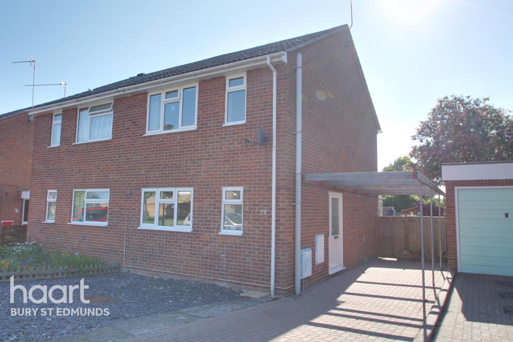 Raynham Road, Bury St Edmunds 3 bed semidetached house £240,000