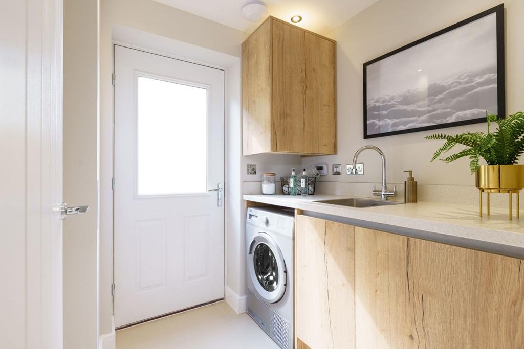 Handy utility area for you laundry