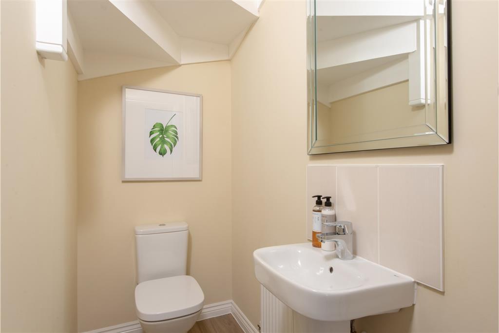 Handy cloakroom off the hallway